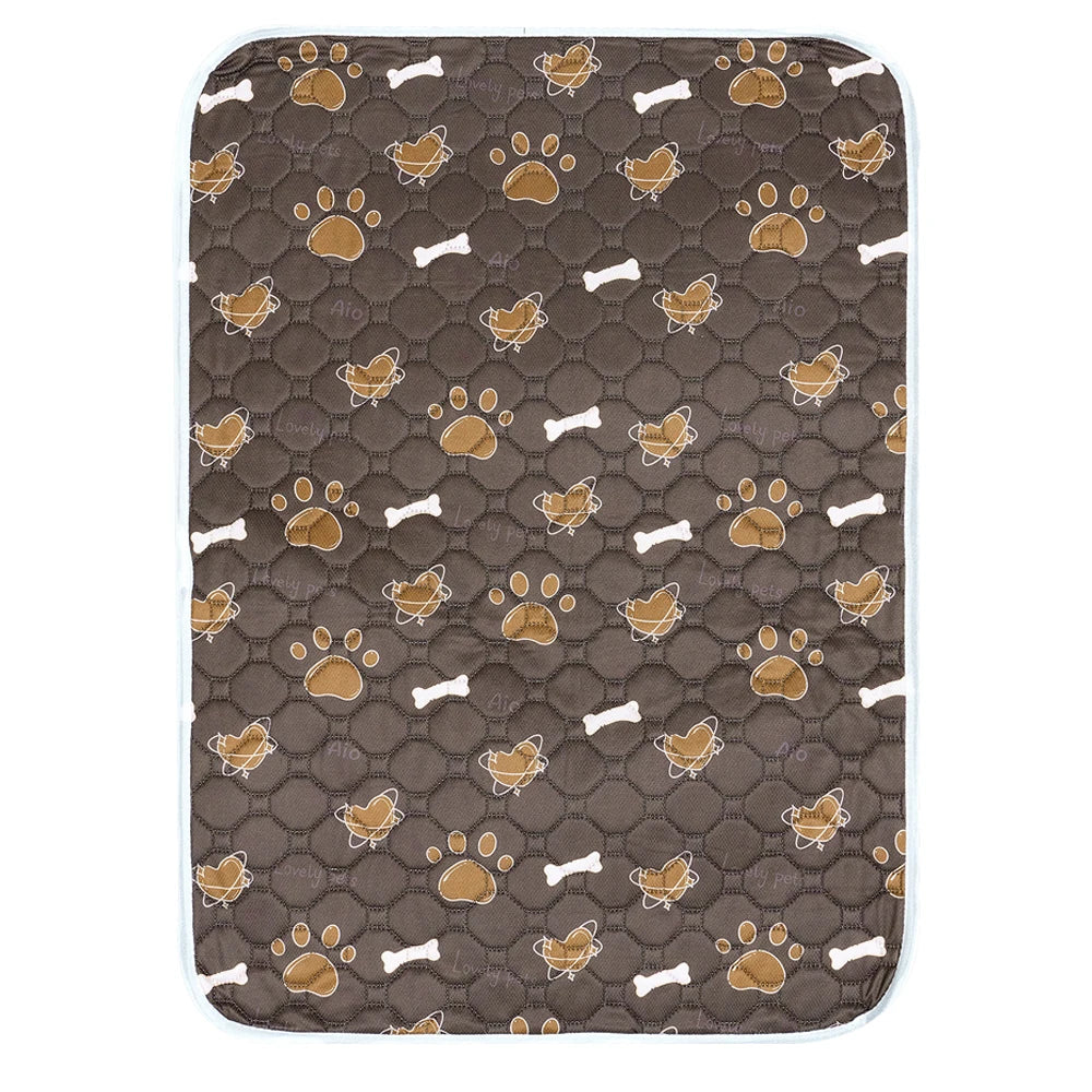 Tapis ultra absorbant pour chien marron