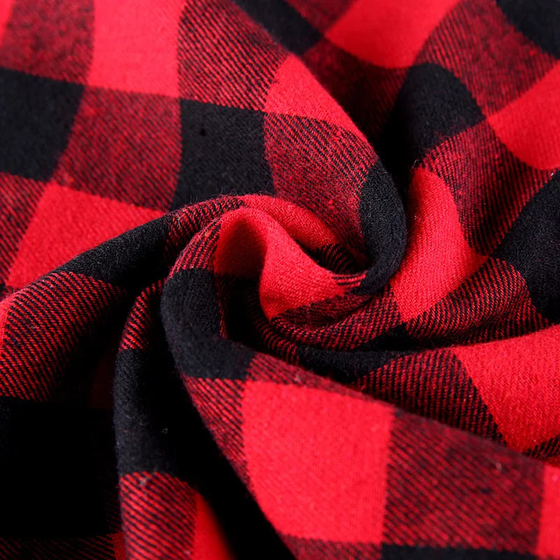 Tissu du bandana pour Chien de couleur rouge et noir. Image produit Boutiquechien