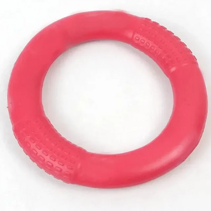 Anneau pour chien de couleur rouge et durable pour chien. Image produit BOutiquechien