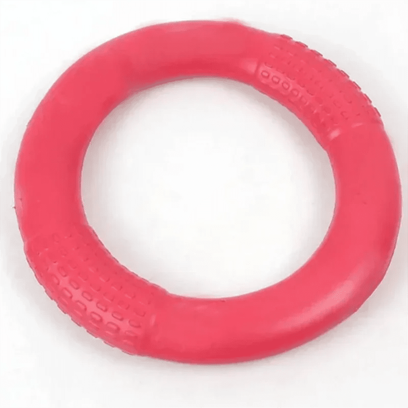 Anneau pour chien de couleur rouge et durable pour chien. Image produit BOutiquechien