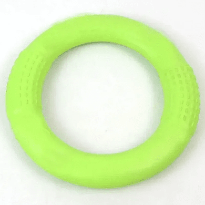 Anneau pour chien de couleur vert résistant et durable. Image produit Boutiquechien