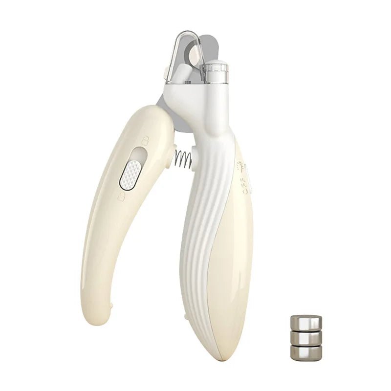 Appareil pour couper les ongles des chiens blanc