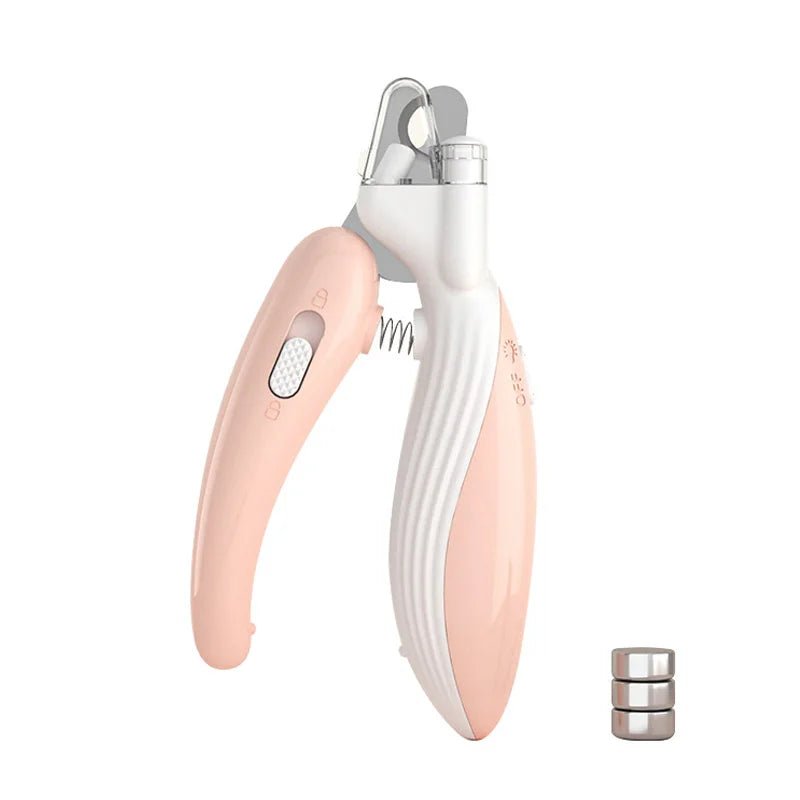 Appareil pour couper les ongles des chiens rose 