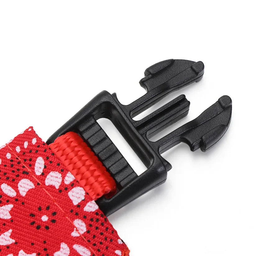 Collier bandana chiot avec une attache noir