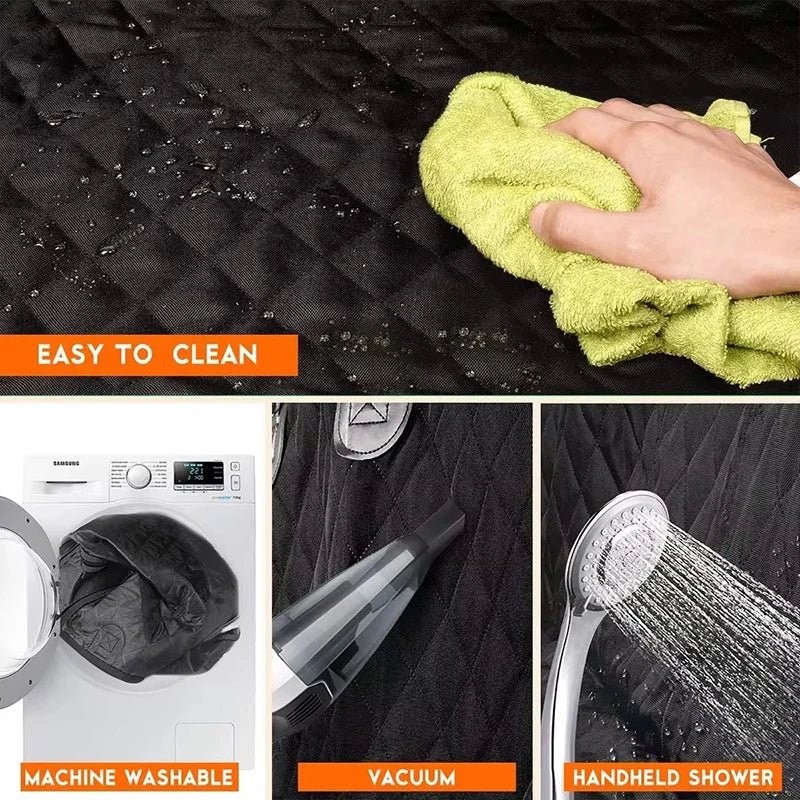 Bache de protection voiture pour chien nettoyage 