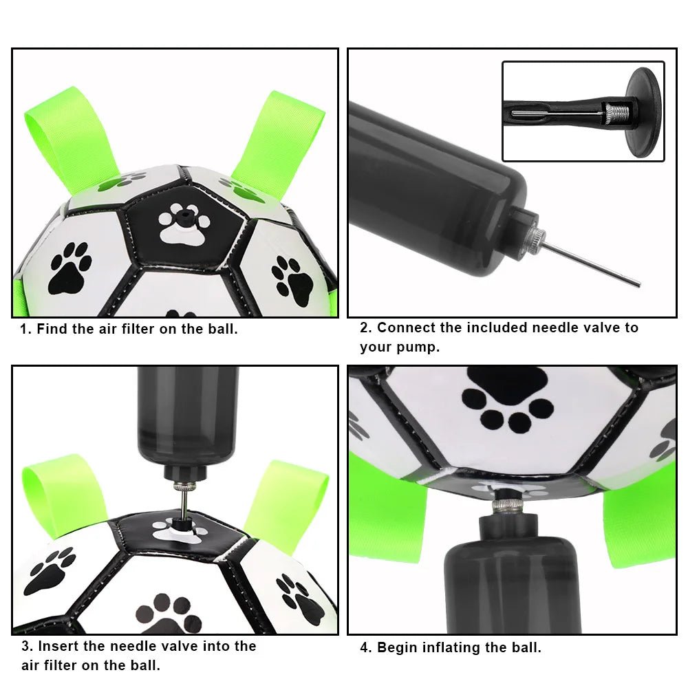 tuto gonflage du ballon pour chien 