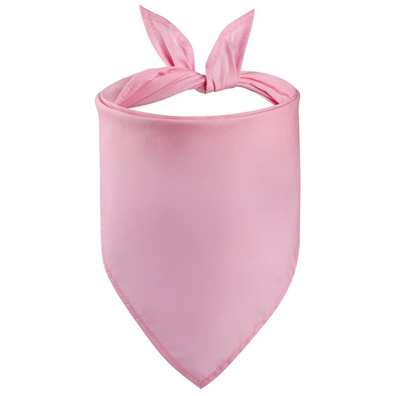 Bandana pour chien de couleur rose de couleur unie. Image produit Boutiquechien