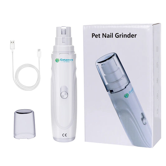 Boîte avec lime à ongle de couleur blanc pour raccourcir les ongles. Image produit Boutiquechien