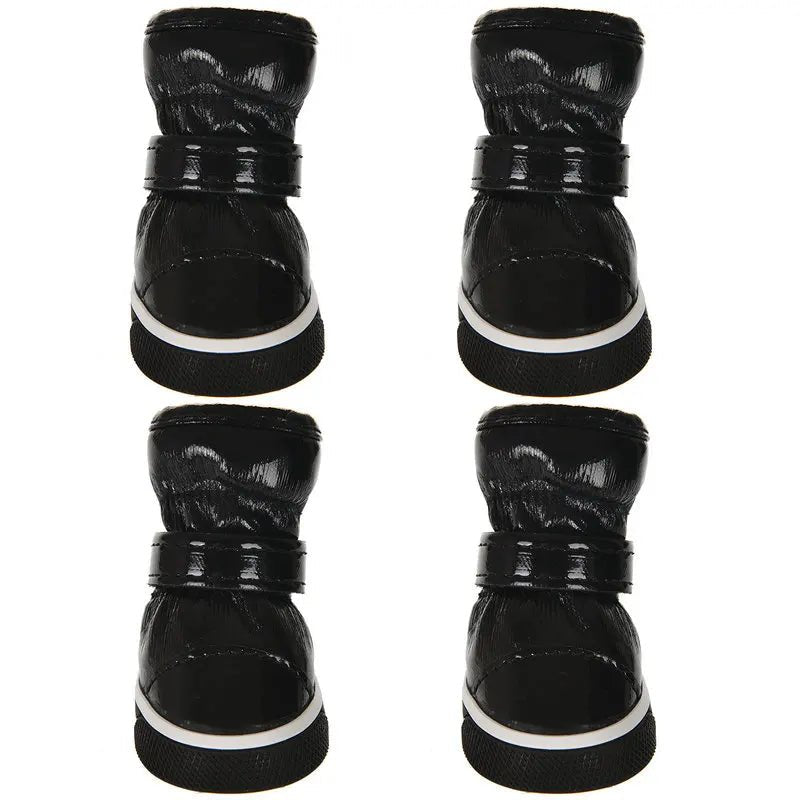 Bottes noir pour petits chiens durable de boutiquechien