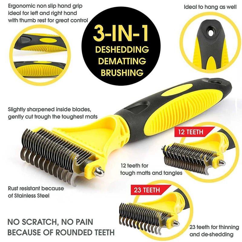 Brosse a chien 3 en 1