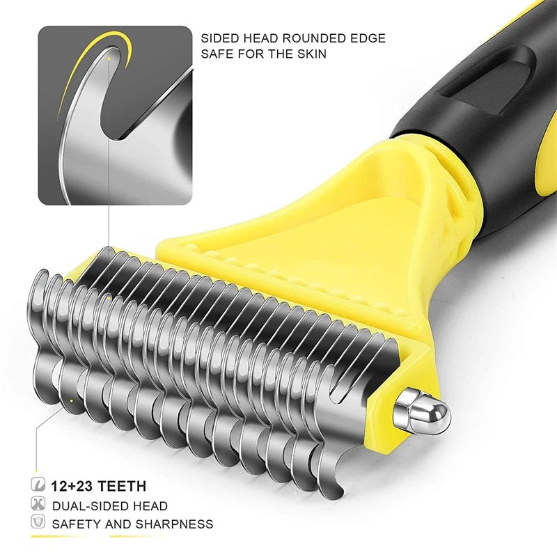 Brosse a chien rabat 