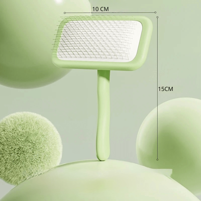 brosse pour chien de couleur verte design. Image produit Boutiquechien