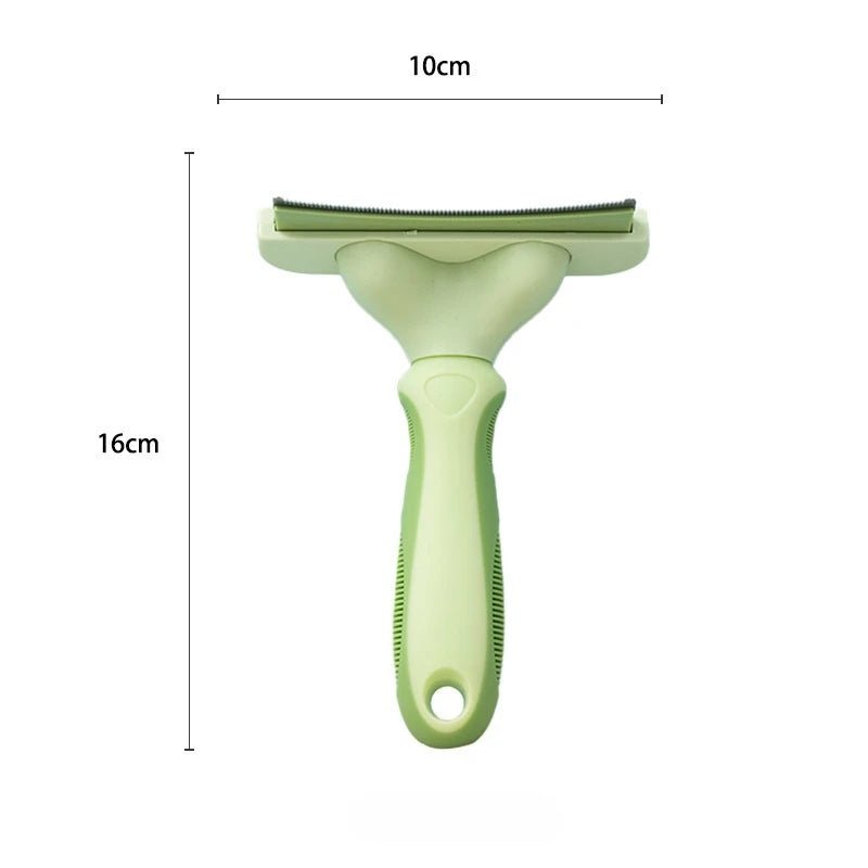 Brosse pour chien poils courts dimensions total de la grande brosse verte