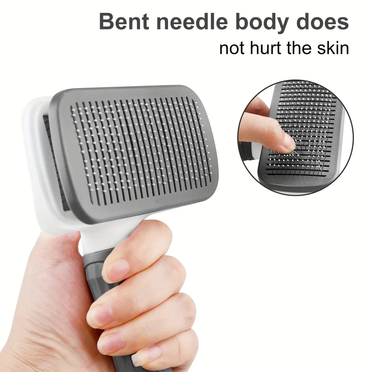Brosse slicker chien picots 
