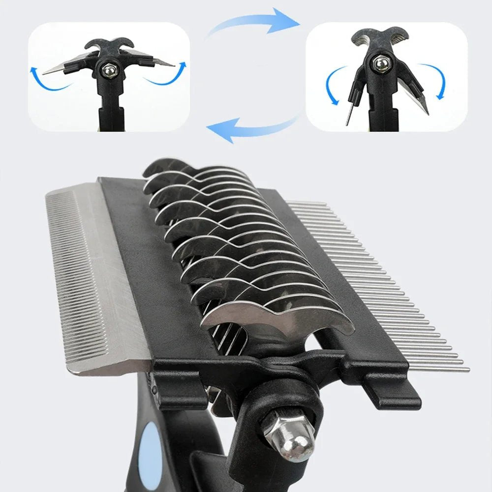fonctionnement de la Brosse sous-poil chien professionnel