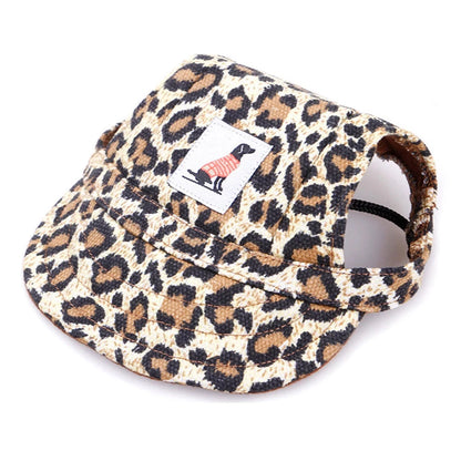 Casquette pour les chiens de couleur léopard  de boutiquechien