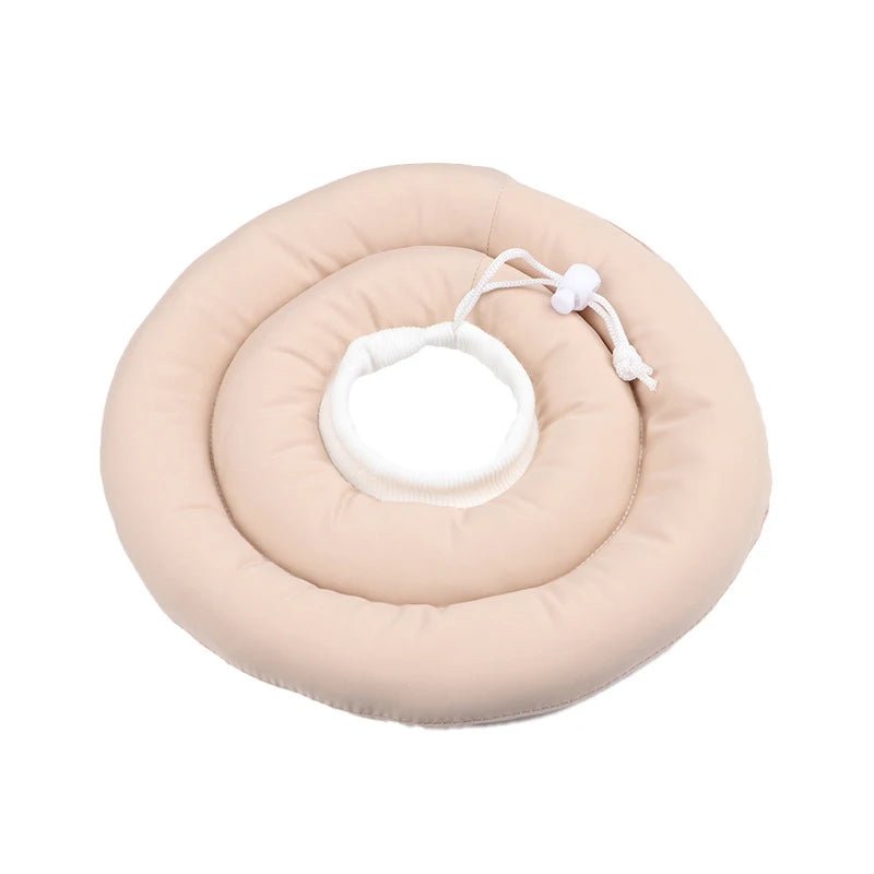 Collerette pour chien de couleur blanc ronde. Image produit Boutiquechien