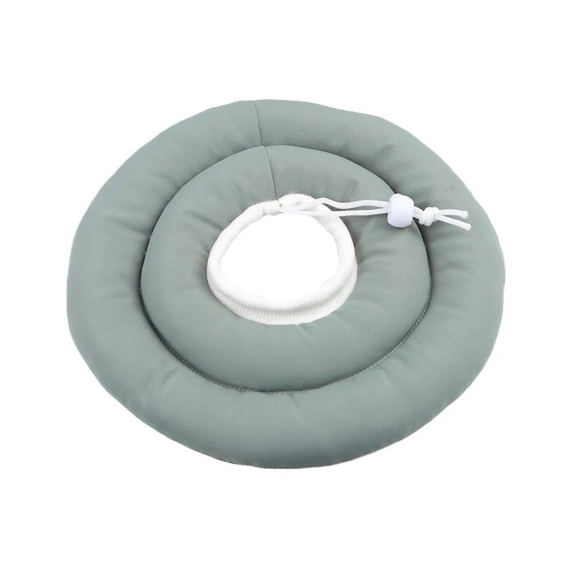 Collerette pour chien de couleur grise ronde. Image produit Boutiquechien