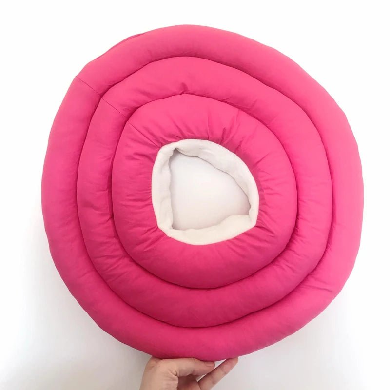 Collerette pour chien de couleur rose ronde. Image produit Boutiquechien