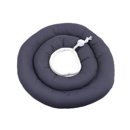 Collerette pour chien de couleur noir ronde. Image produit Boutiquechien