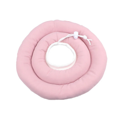 Collerette pour chien de couleur rose ronde. Image produit Boutiquechien