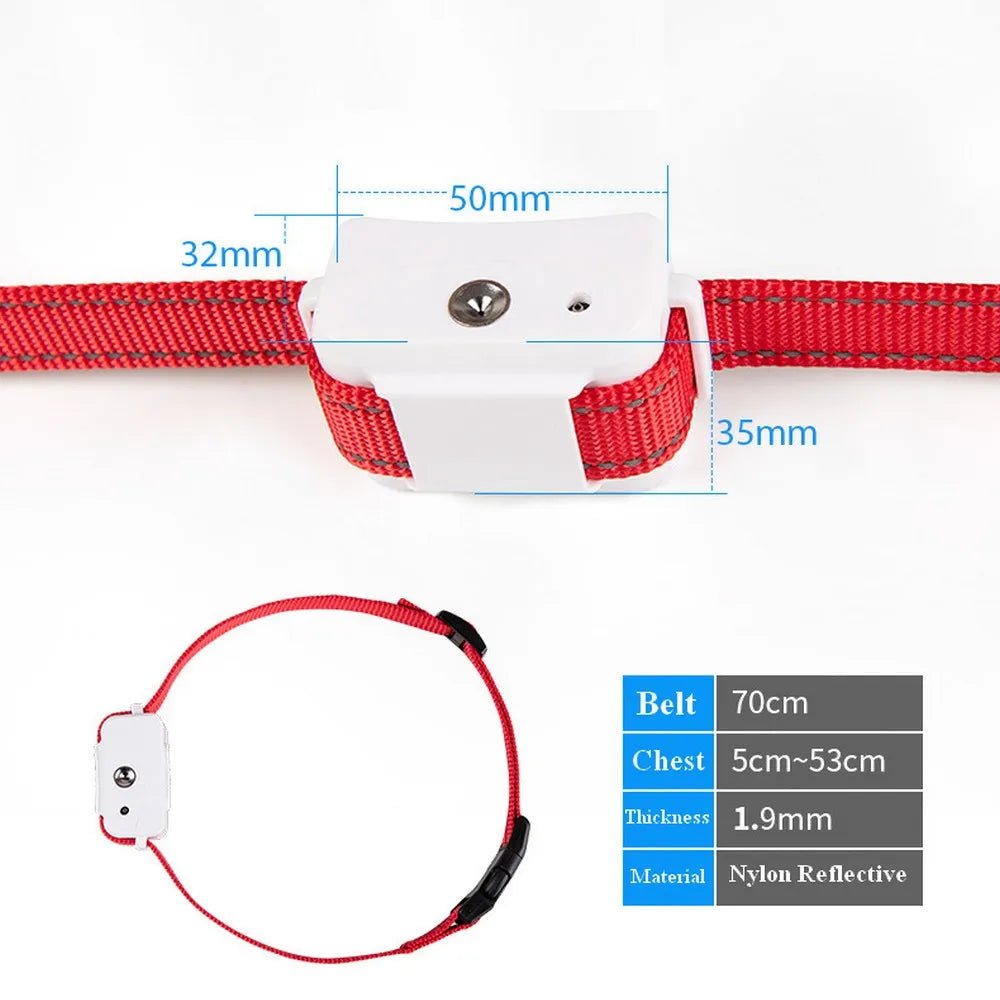 Collier anti aboiement a la citronnelle pour petit chien dimensions
