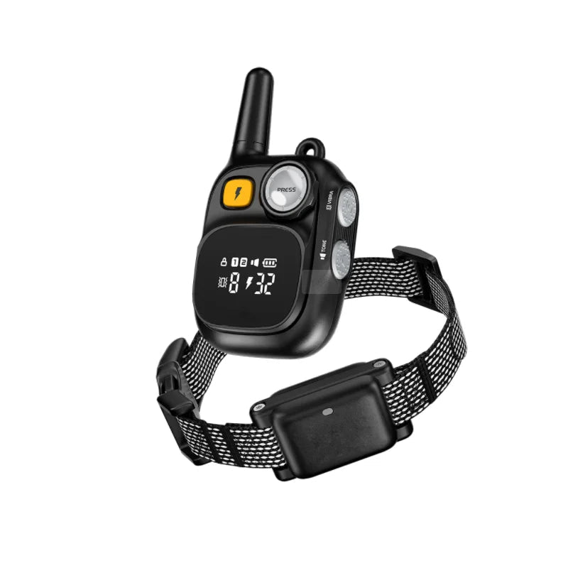 Collier anti-aboiement pour petit chien de 2 kg noir 