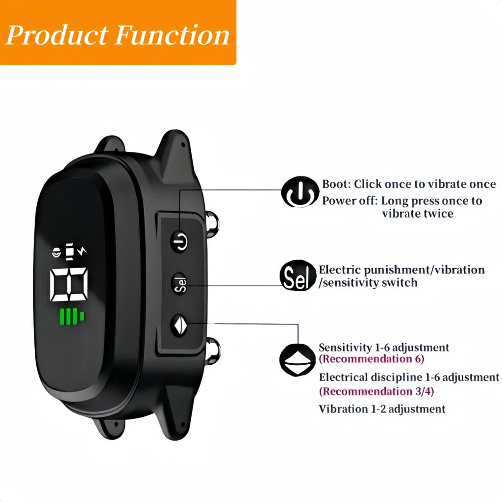 Collier anti aboiement pour petit chien de 3 kg fonctions 