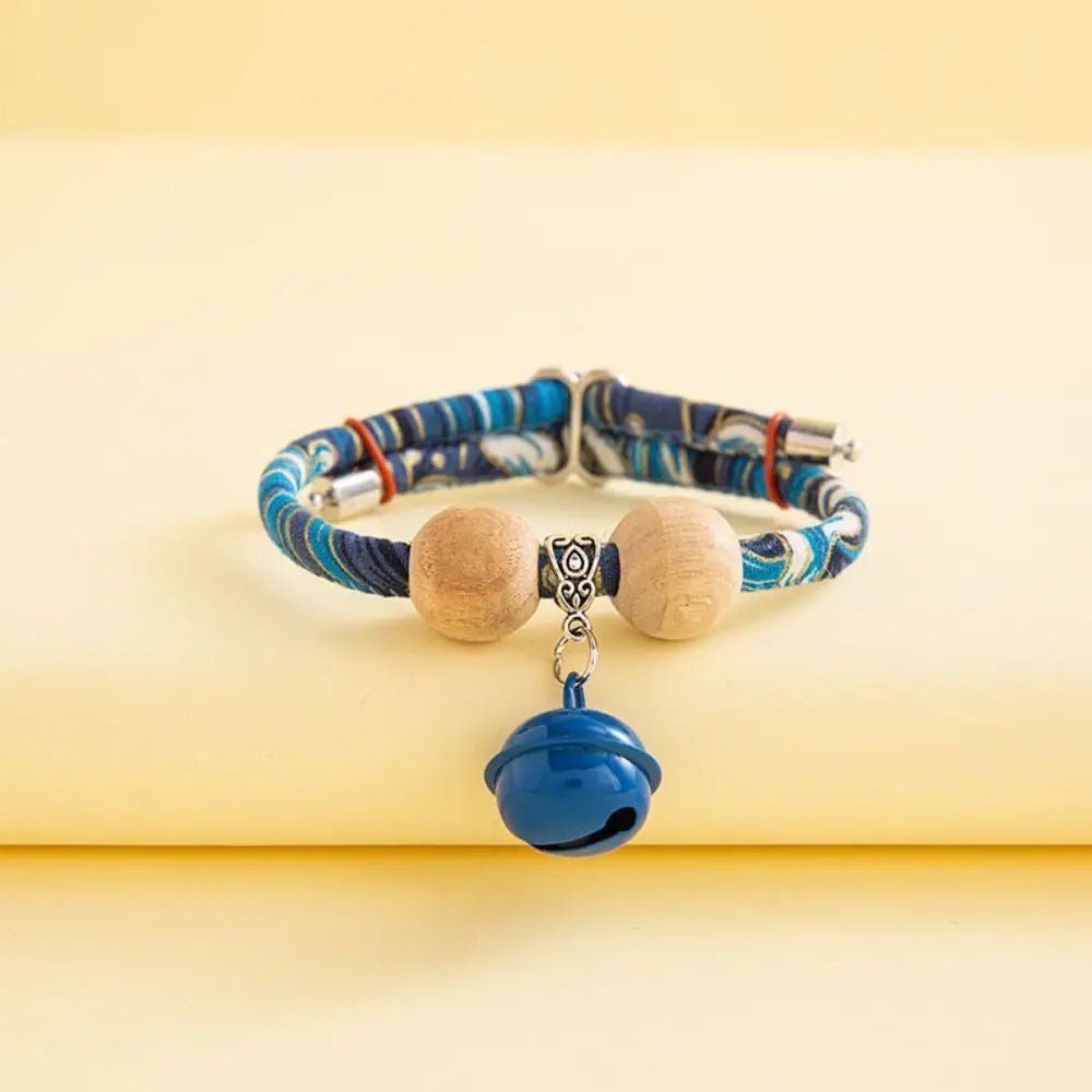 Collier anti puce petit chien bleu