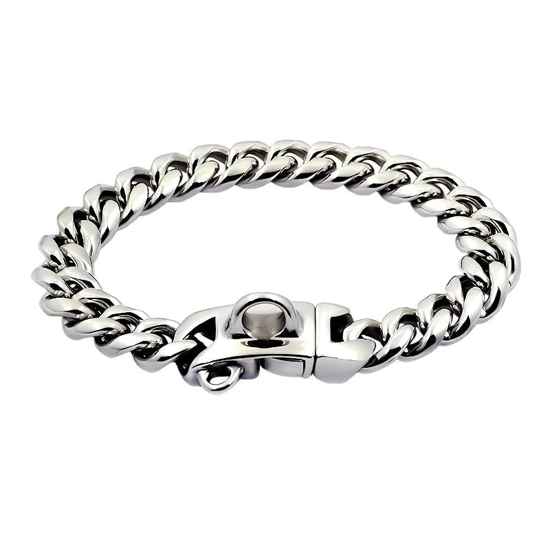 Collier chainette chien argent ferme