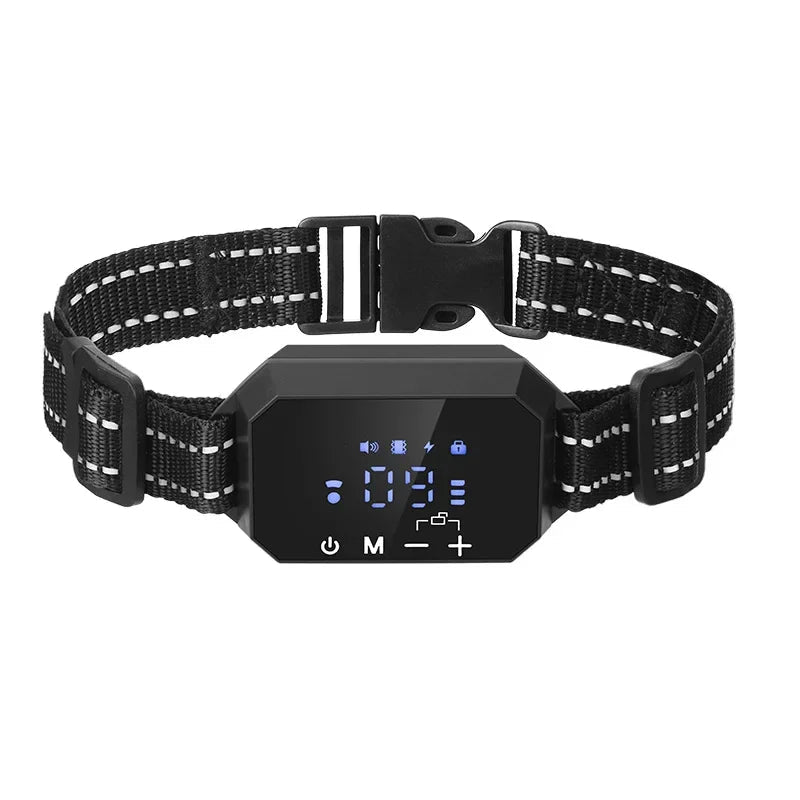 collier chien anti-fugue GPS pour chien. Le collier est de couleur noir pour gérer votre chien. Image produit Boutiquechien
