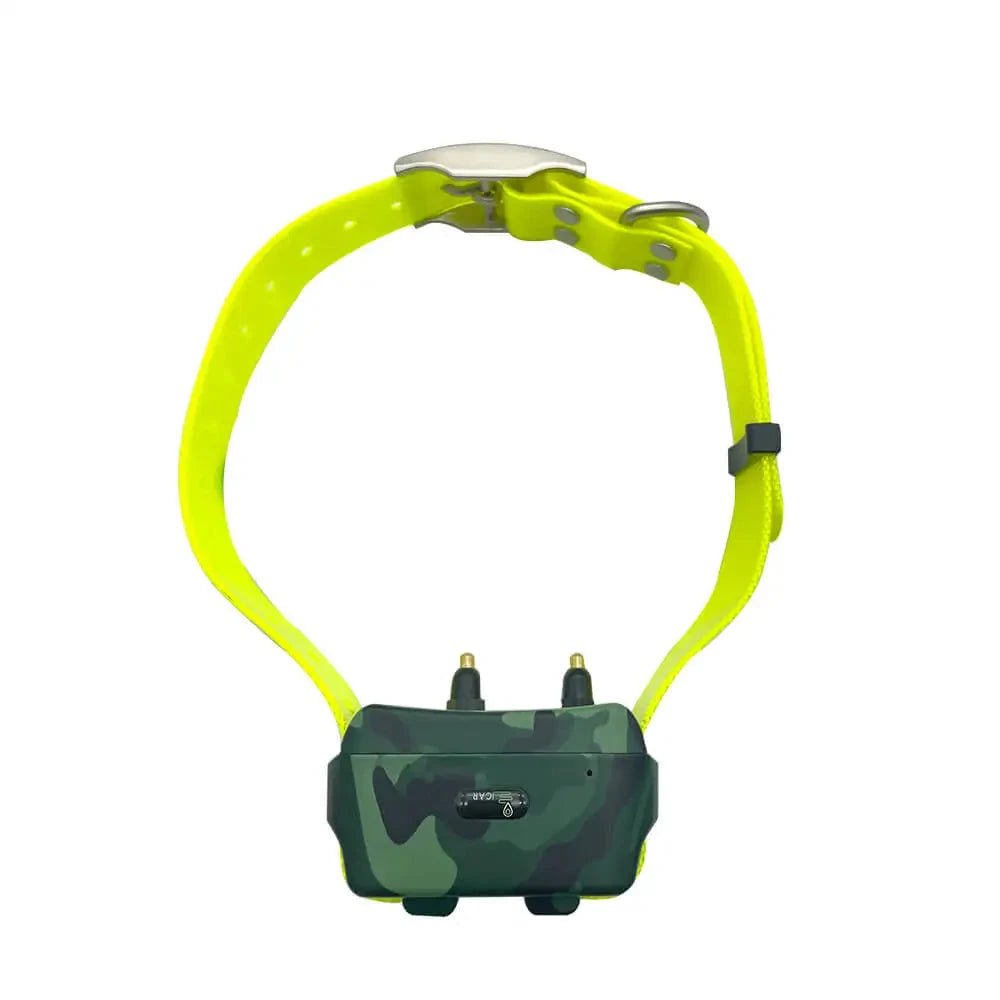 collier chien vert  électrique avec gps. Image produit Boutiquechien
