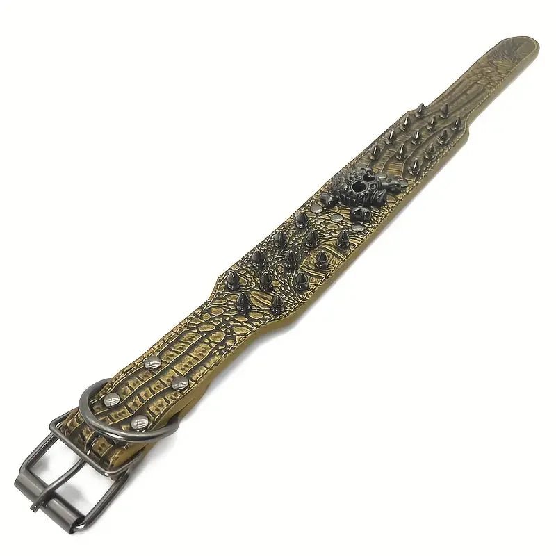 Collier pour chien a clous detache 