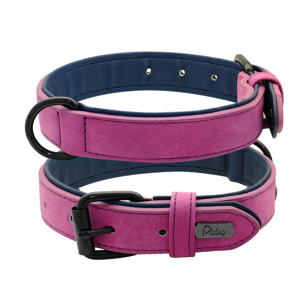 Collier style cuir pour chien