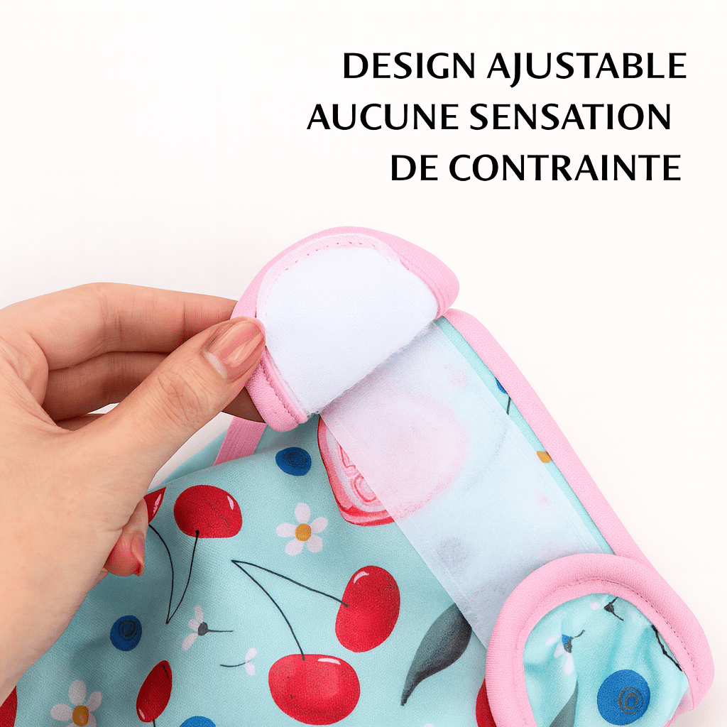 couche pour chien colorer avec scratch pour maintenir la couche du chien. Image produit Boutiquechien