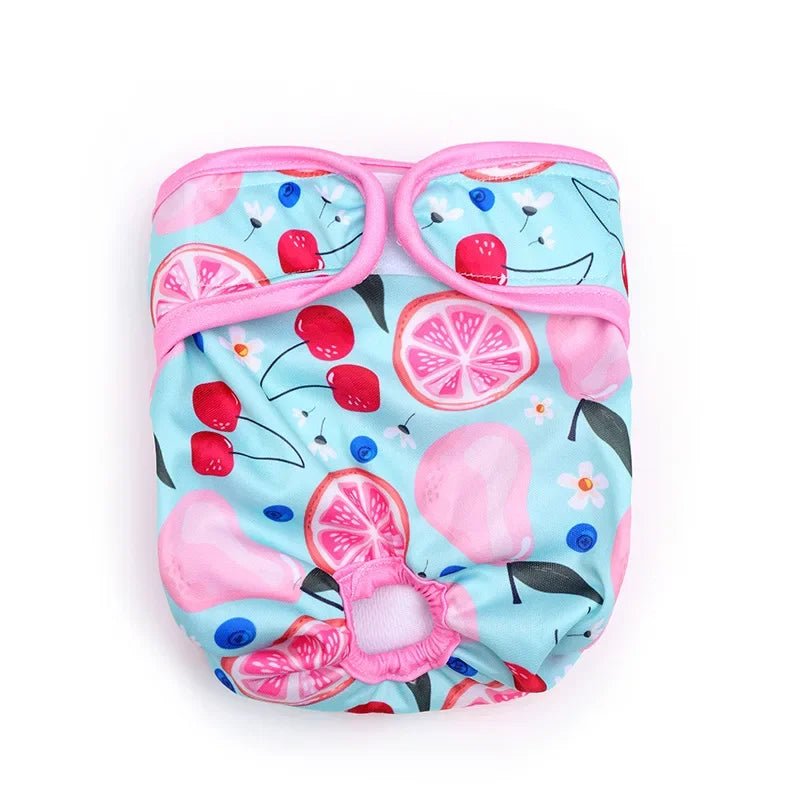 Couche pour chien de couleur bleu et rose pour les chiens. Image produit Boutiquechien
