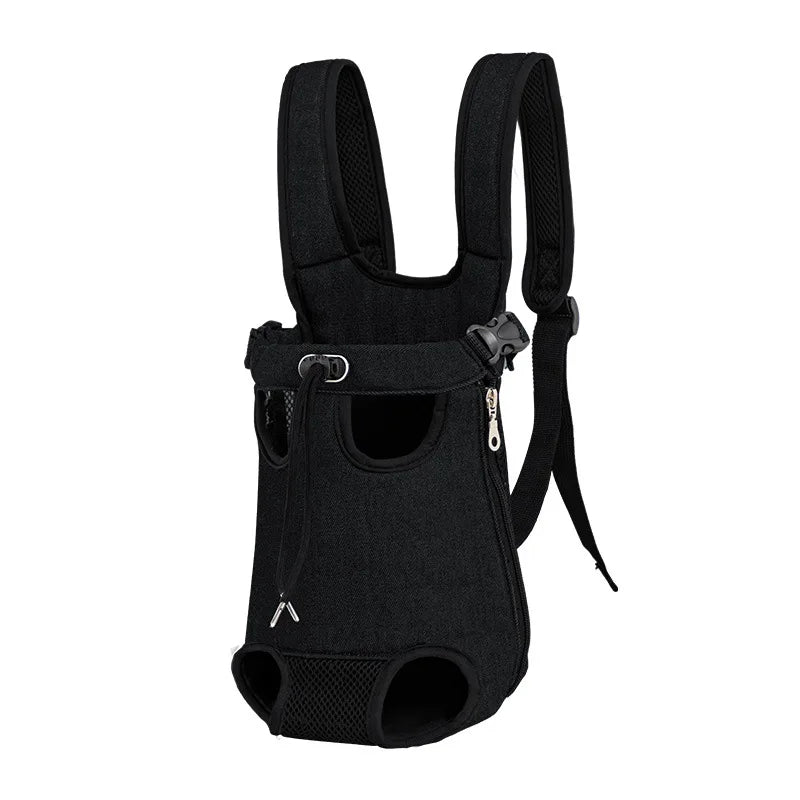 sac de marche pour chien de couleur noir avec un réglage total du sac pour chien. image produit Boutiquechien