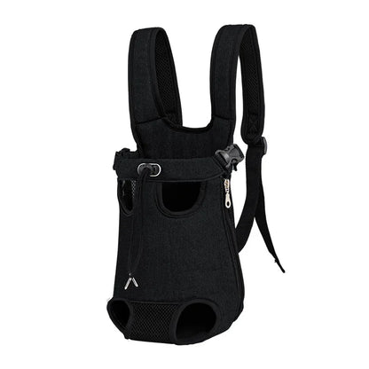 sac de marche pour chien de couleur noir avec un réglage total du sac pour chien. image produit Boutiquechien