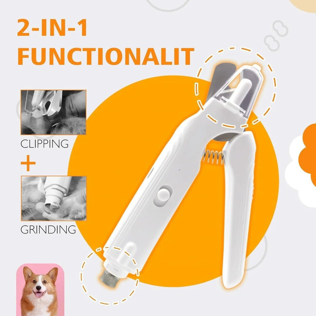 Coupe ongle electrique pour chien 2 en 1
