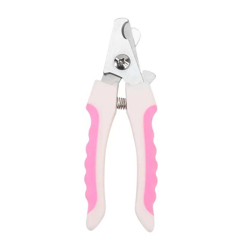 Coupe ongle pour chien pas cher rose et blanc