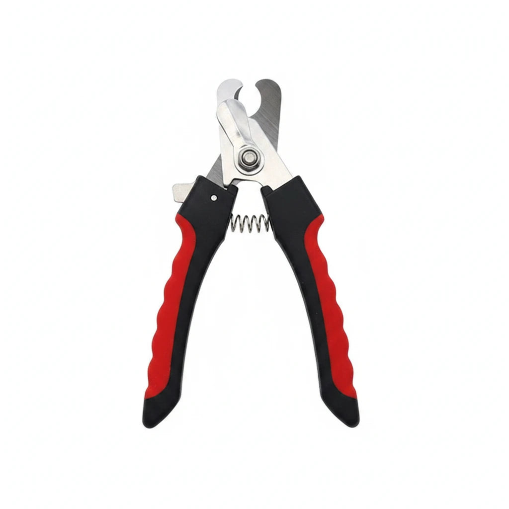 Coupe ongle pour grand chien noir et rouge