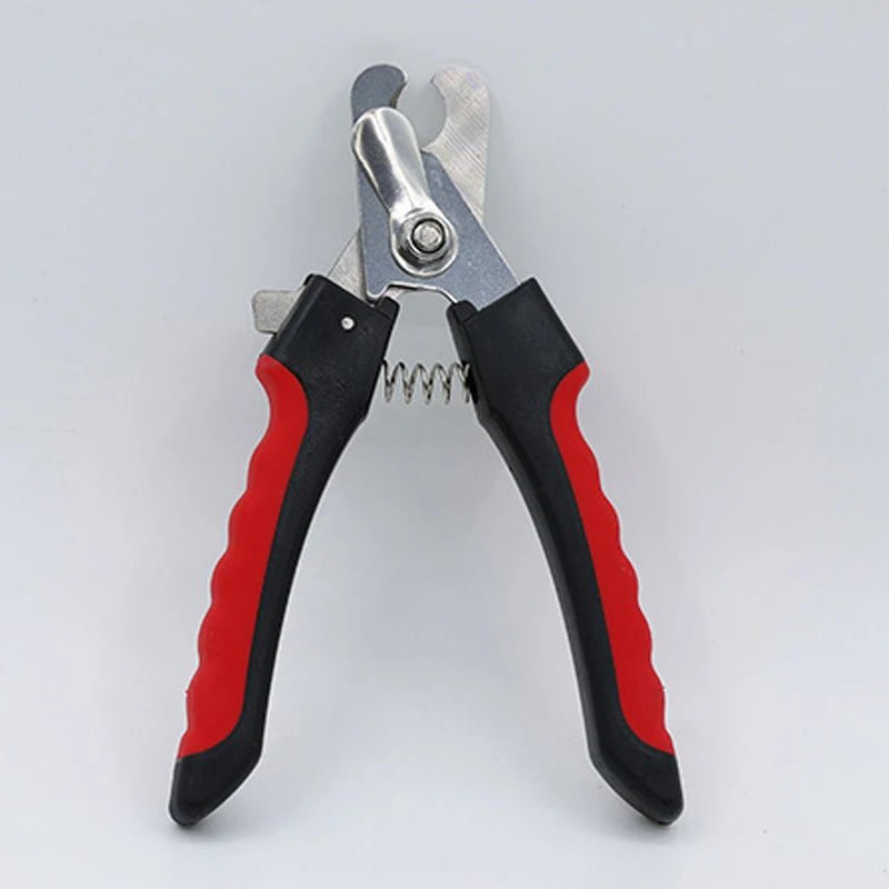 Coupe ongle pour grand chien noir et rouge