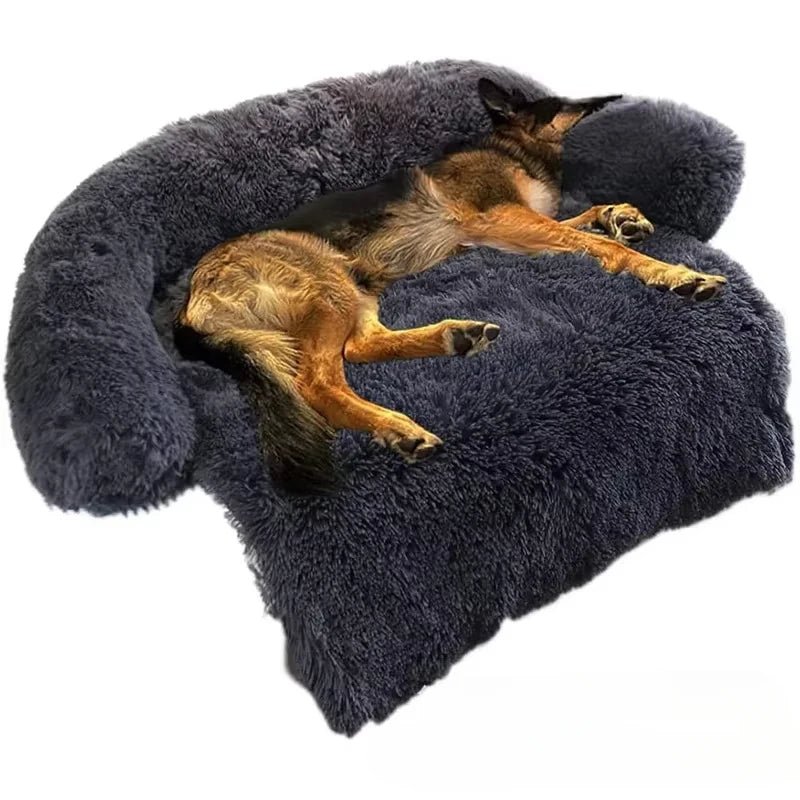 Coussin de canape pour chien noir