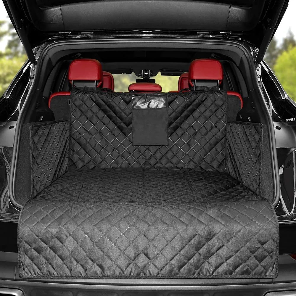 Couverture de protection chien pour voiture dans un coffre de voiture