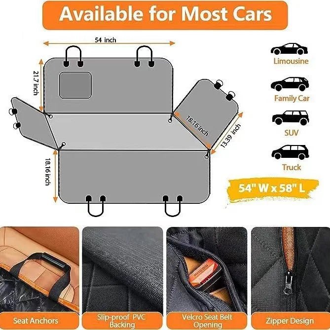 Couverture protection voiture pour chien dimensions 