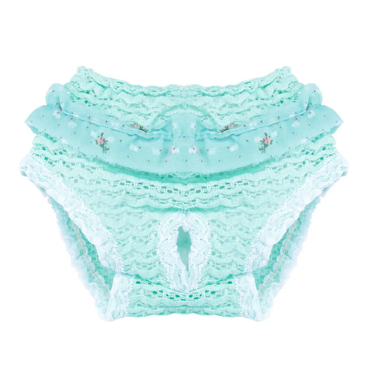 Culotte pour chien de couleur bleu pour les petits chiens. Image produit Boutiquechien