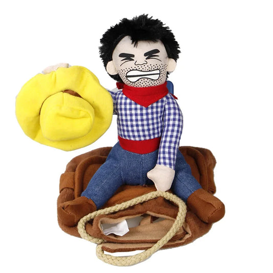 Déguisement pour chien cow boy de couleur claire. Image produit Boutiquechien