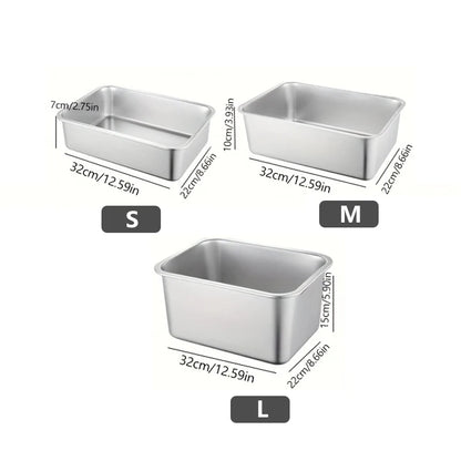 Dimension total de la grande gamelle en acier inoxydable pour l'eau. Image produit Boutiquechien