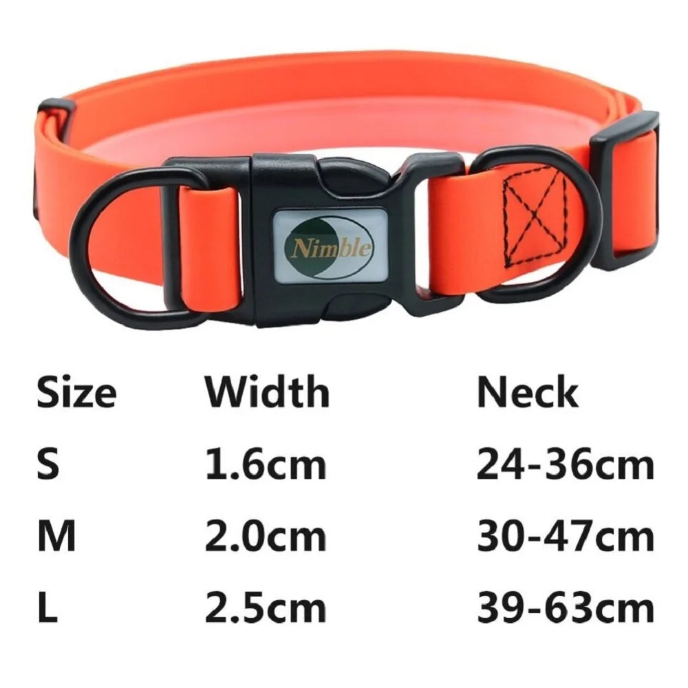 Collier chien biothane dimensions du produit  Image
