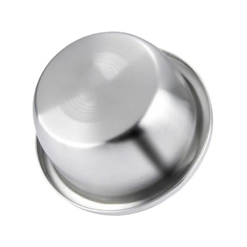 Dos de la gamelle en inox pour chien de couleur gris. Image produit Boutiquechien